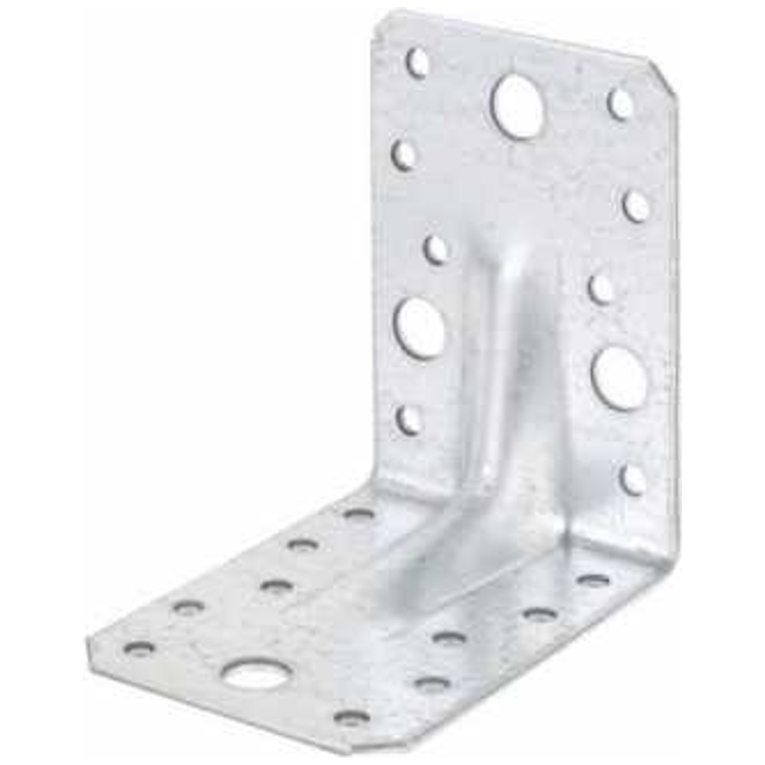 ALBERTS Schwerlast-Winkelverbinder mit Sicke, 105 x 105 x 90 mm, sendzimirverzinkt