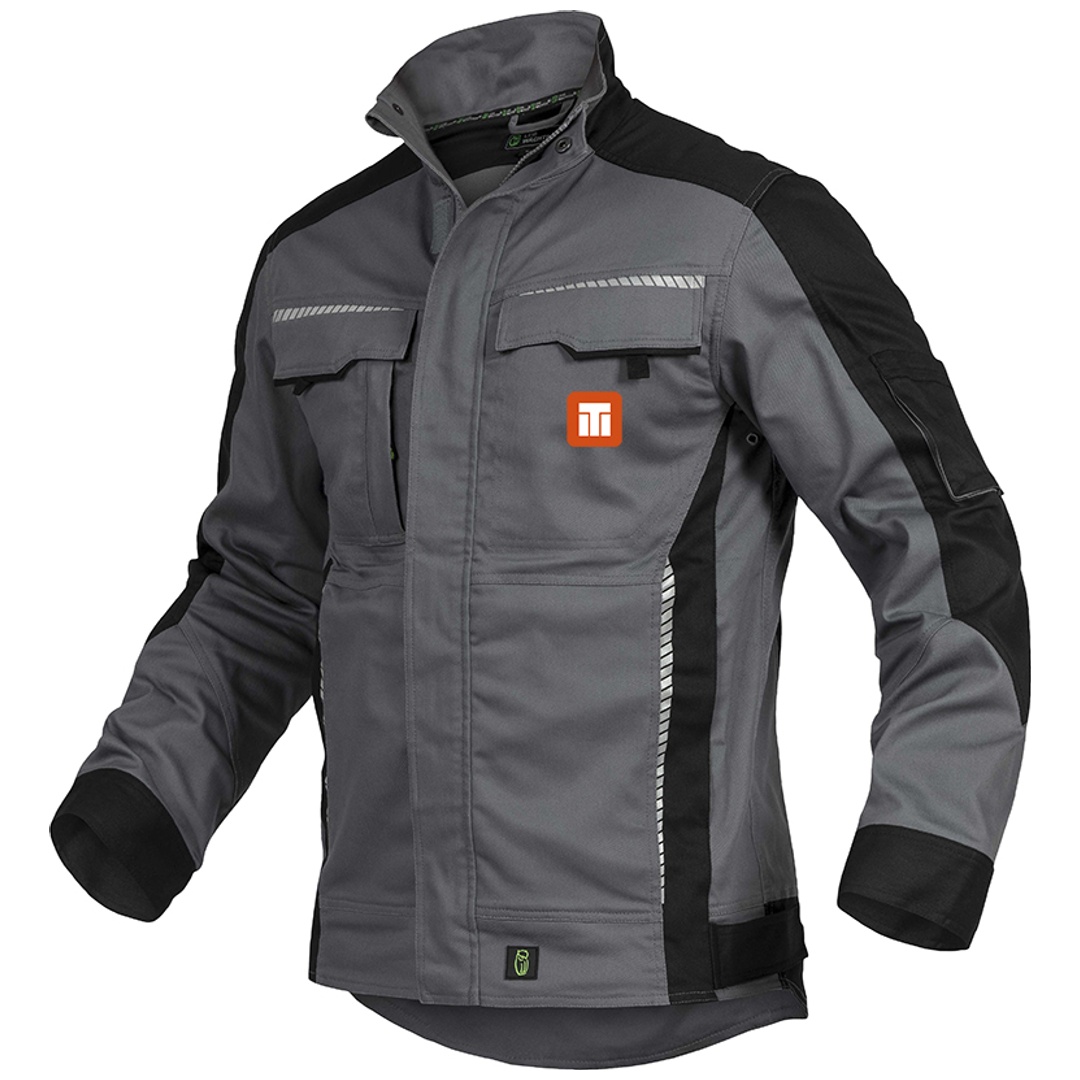 Tauber Bau-Leibwächter Bundjacke Flex-Line FLEXJ27 Gr. L grau/schwarz