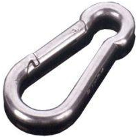 Feuerwehr-Karabinerhaken verzinkt 120 x 11 mm