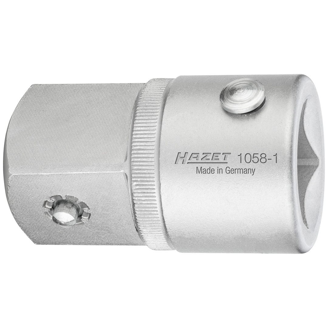 Hazet Vergrößerungsstück 3/4 (20 mm) Vierkant hohl, 1 (25 mm) Vierkant massiv, Länge 60,6 mm