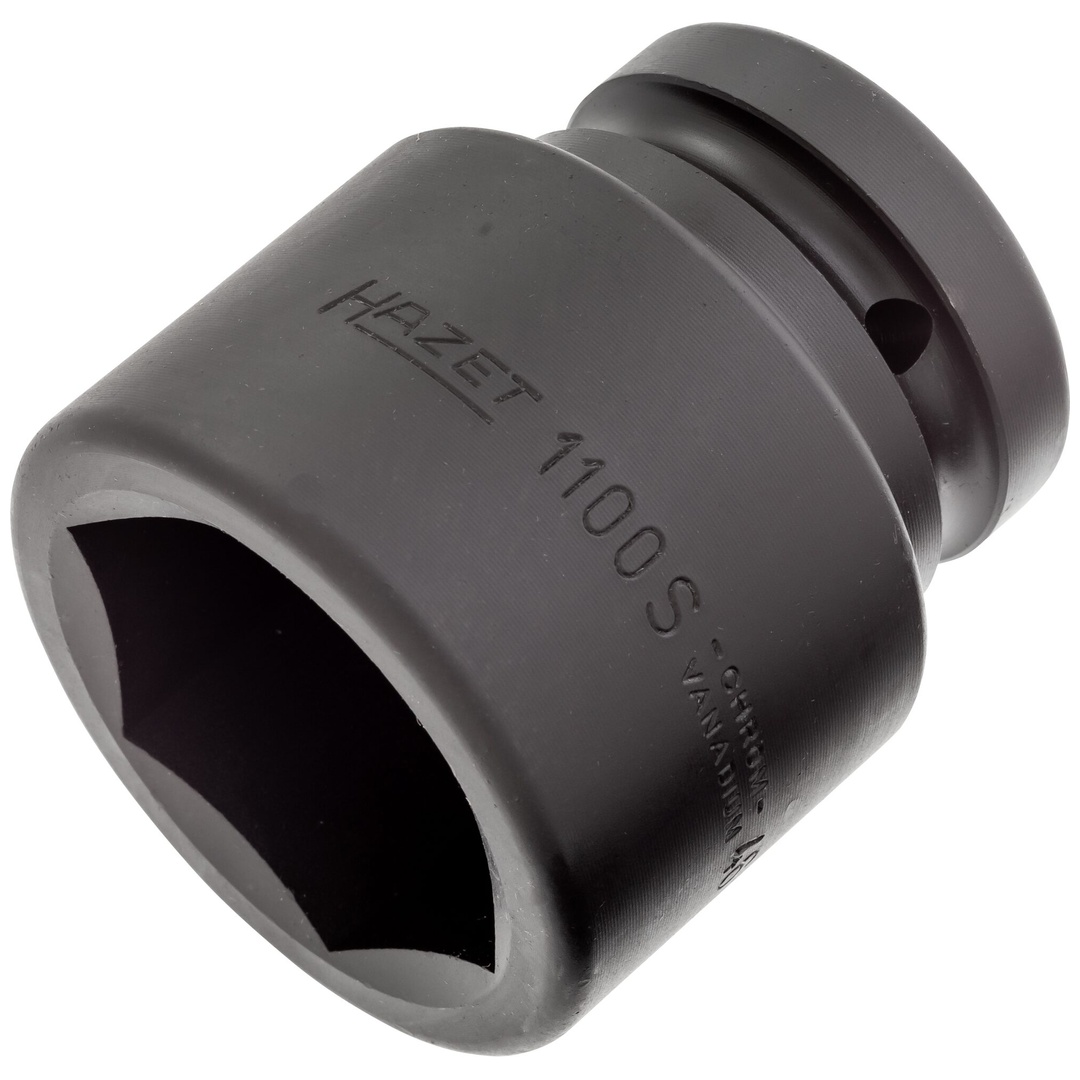 Hazet Schlag-Maschinenschrauber Steckschlüsseleinsatz 1100S-46, 1 (25 mm) Vierkant hohl, Außen Sechskant Profil, SW 46 mm