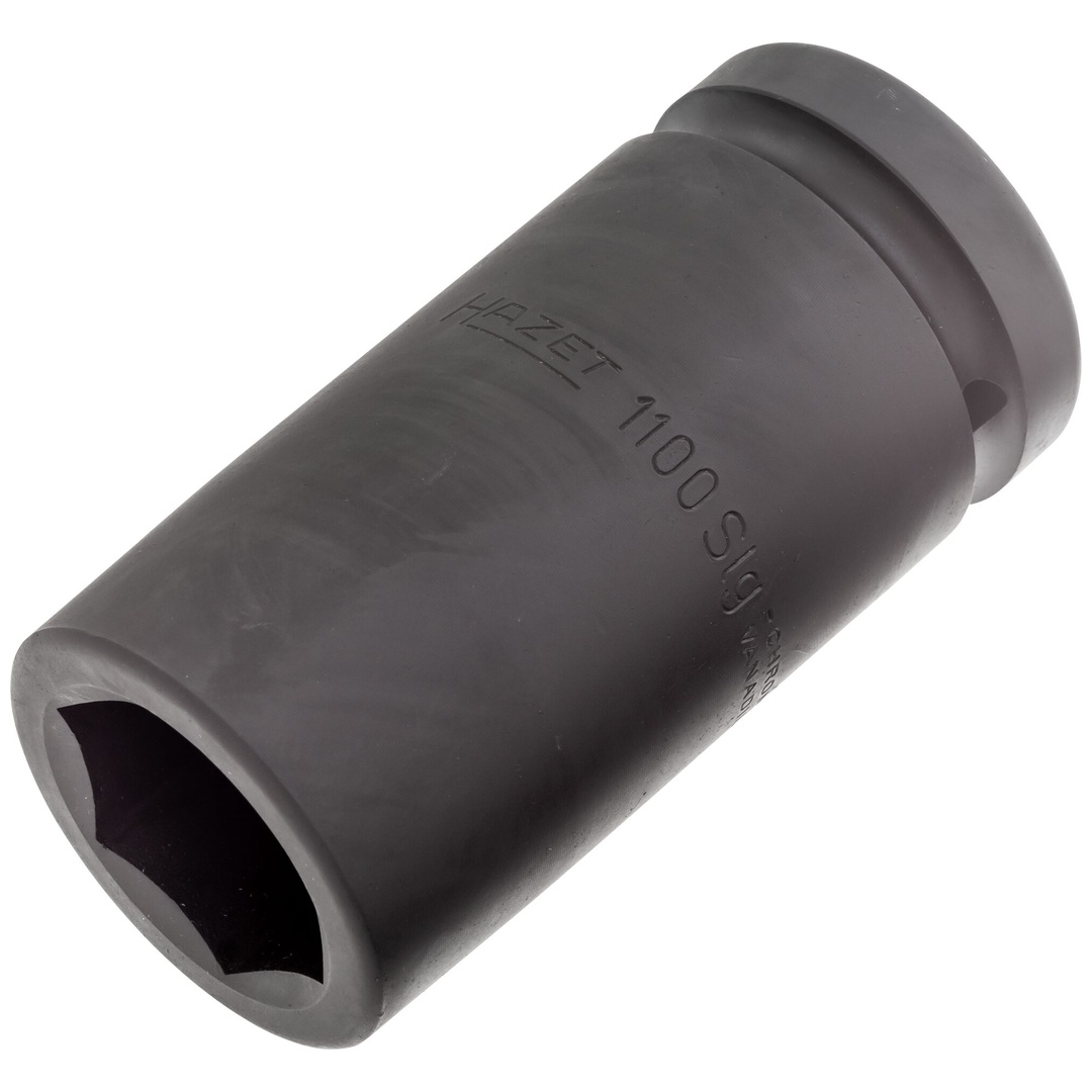 Hazet Schlag-Maschinenschrauber Steckschlüsseleinsatz 1100SLG-33, 1 (25 mm) Vierkant hohl, Außen Sechskant Profil, SW 33 mm