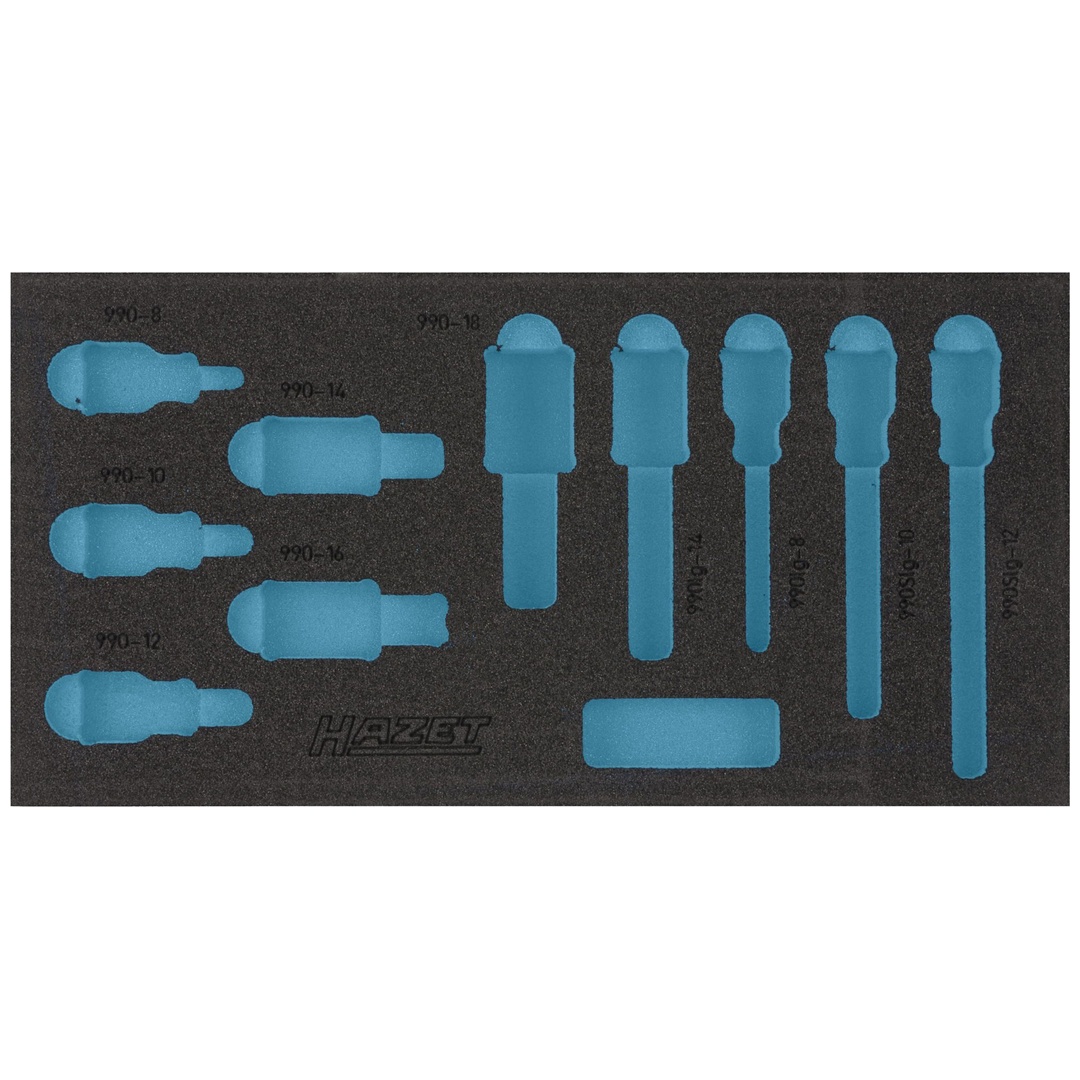 Hazet 2-Komponenten Weichschaumeinlage 163-221L, (LxB) 342 x 172 mm