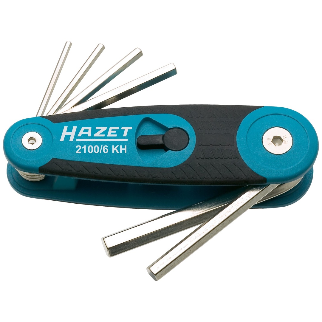 Hazet Winkelschraubendreher Satz 2100/6KH, Innen Sechskant Profil, 6-tlg.