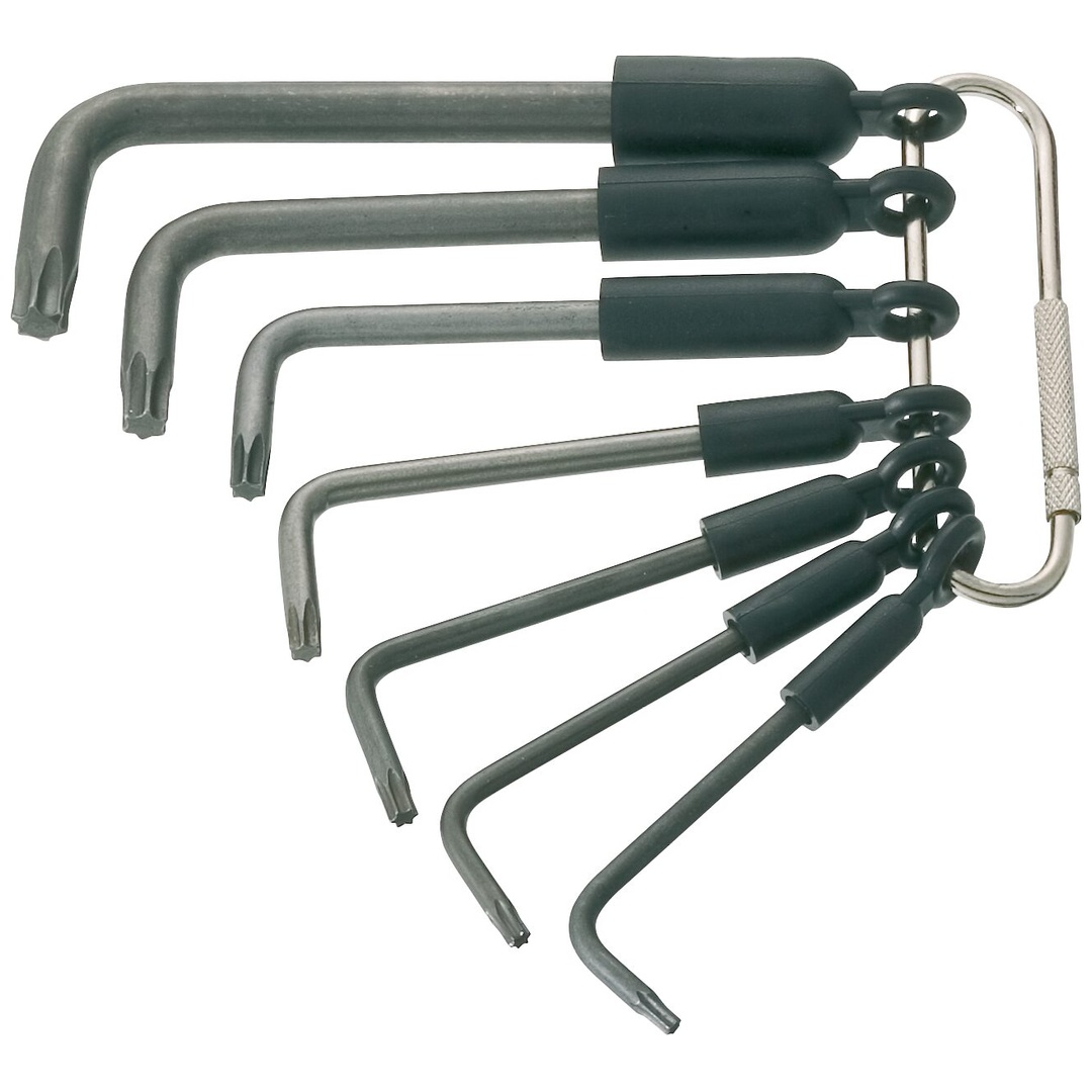 Hazet Winkelschraubendreher Satz 2115-T/7R, Innen TX Profil, 7-tlg., T8, T10, T15, T20, T25, T30, T40