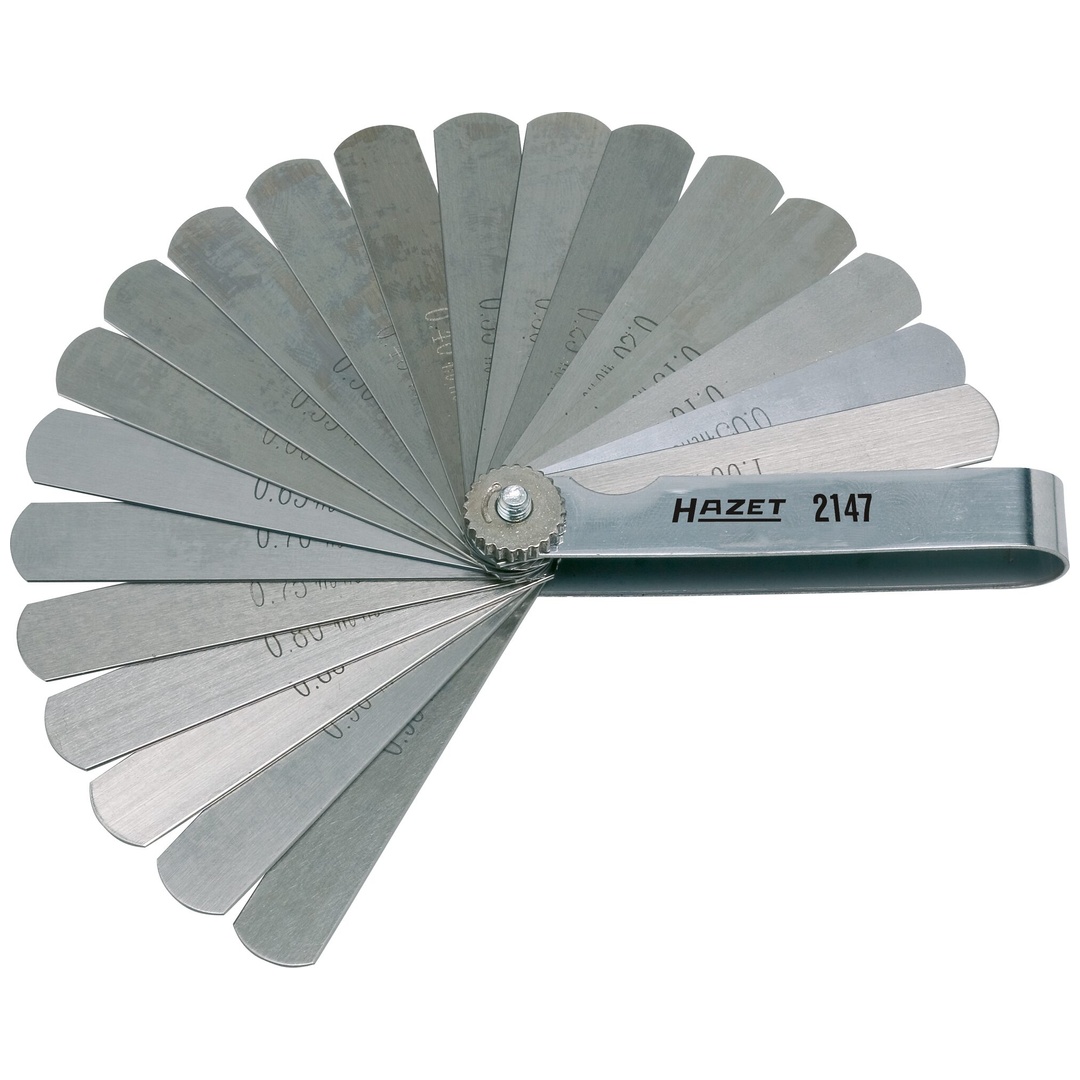 Hazet Fühlerlehre 2147, Länge 84 mm, 0,05 - 1,0