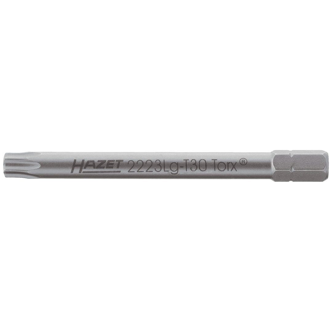 Hazet Bit 1/4 (6,3 mm) Sechskant massiv, Innen TX Profil, SW T30