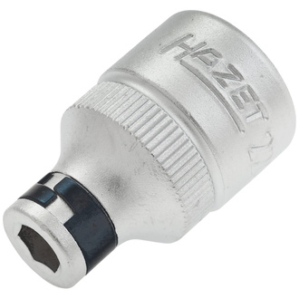 Hazet Adapter, Vierkant hohl 12,5 mm (1/2"), Sechskant hohl 6,3 (1/4"), 35 mm lang