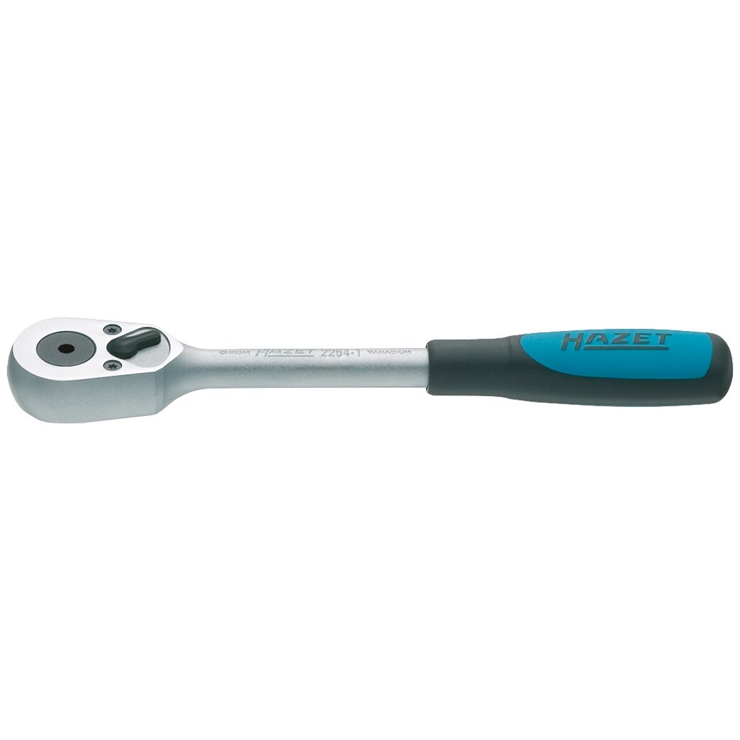 Hazet Umschaltknarre für Bits 5/16 (8 mm) Sechskant hohl, Länge 200 mm
