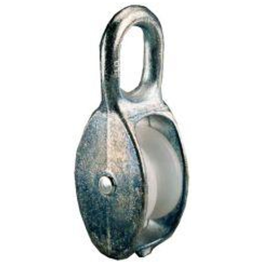PÖSAMO Blockrolle einfach galZn f. Seil-Ø b. 8,0mm