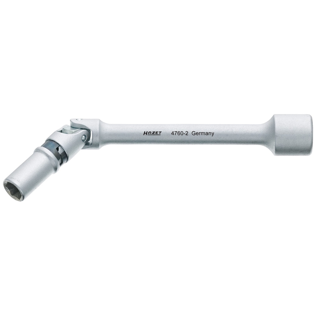 Hazet Glühkerzen Schlüssel 4760-2, 3/8 (10 mm) Vierkant hohl, Außen Sechskant Profil, SW 8 mm, 5/16