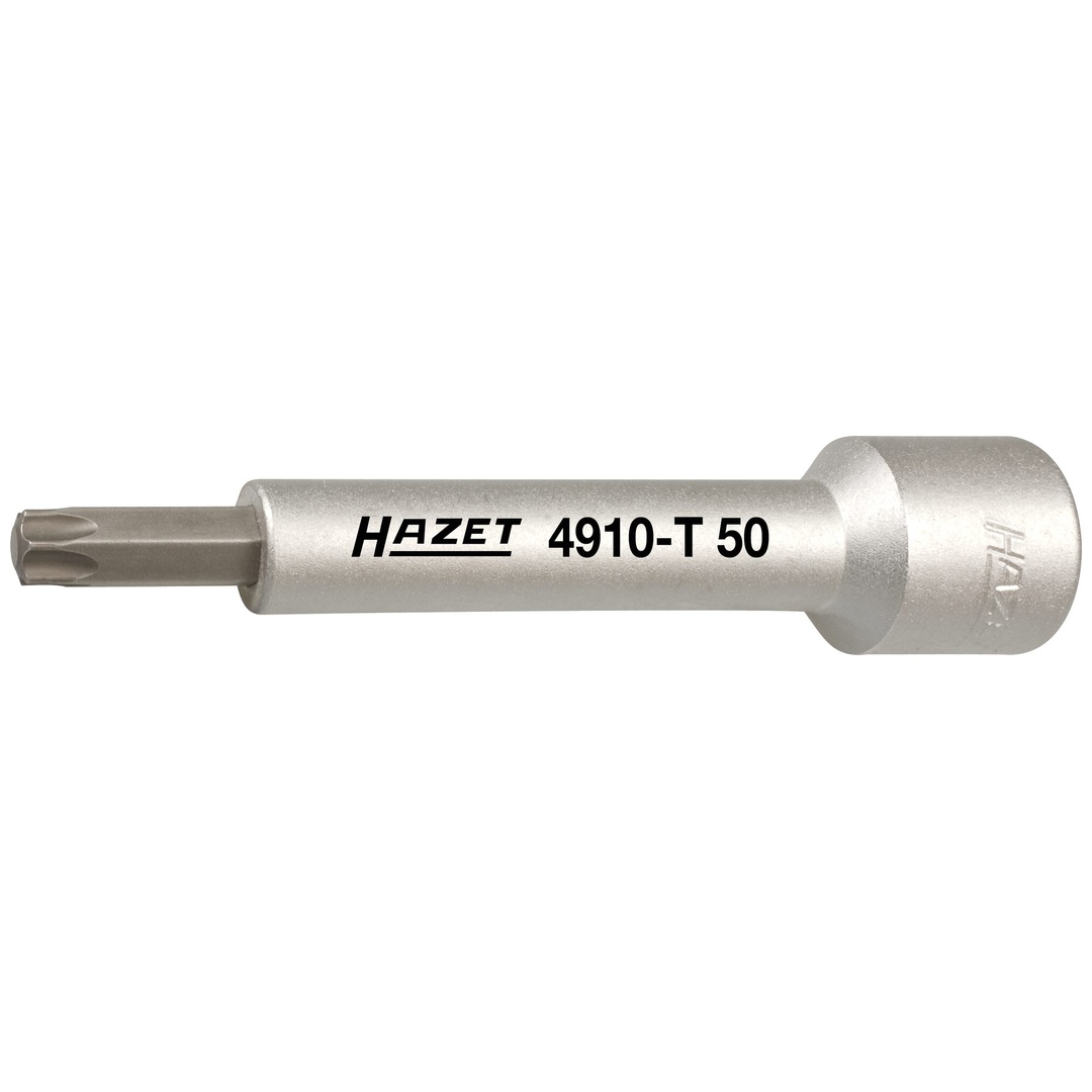 Hazet Gegenhalter für Kolbenstange 4910-T50, 1/2 (12,5 mm) Vierkant hohl, Innen TX Profil, SW T50