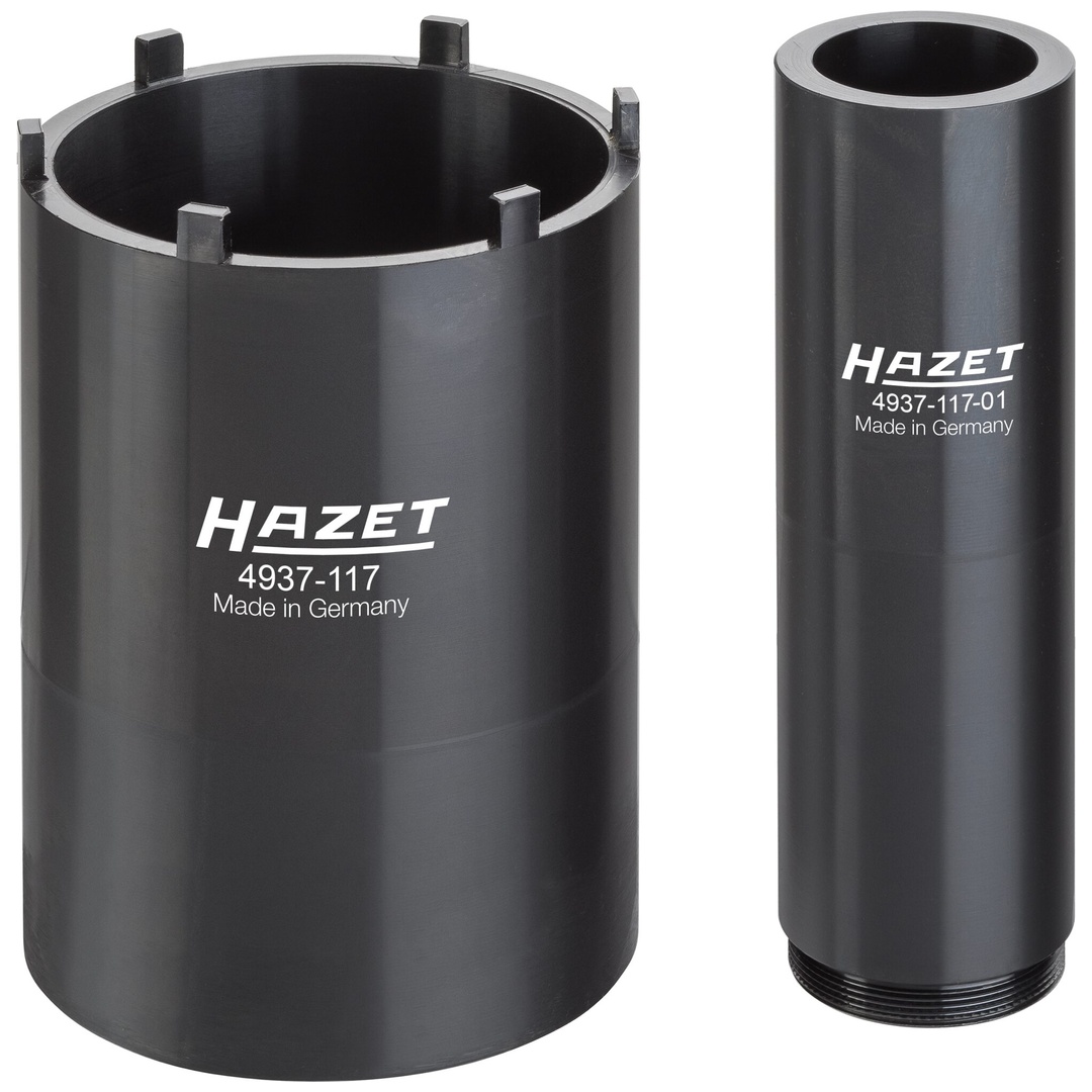 Hazet Nkw Zapfenschlüssel Satz 4937-117/2, 3/4 (20 mm) Vierkant hohl, 2-tlg.