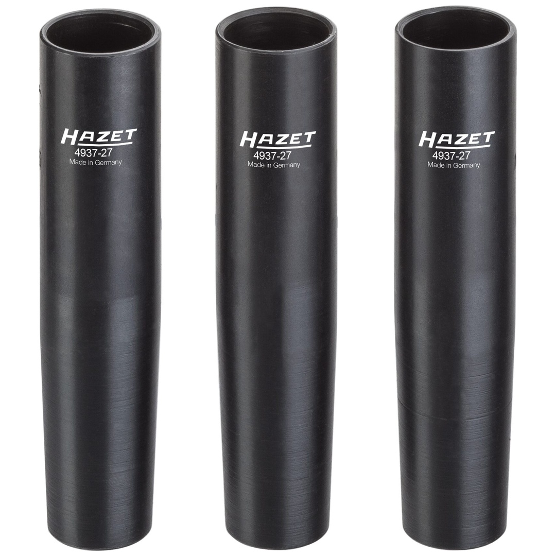 Hazet Nkw Zentrierhülsen Satz 4937-27/3, 1/2 (12,5 mm) Vierkant hohl, 3-tlg.