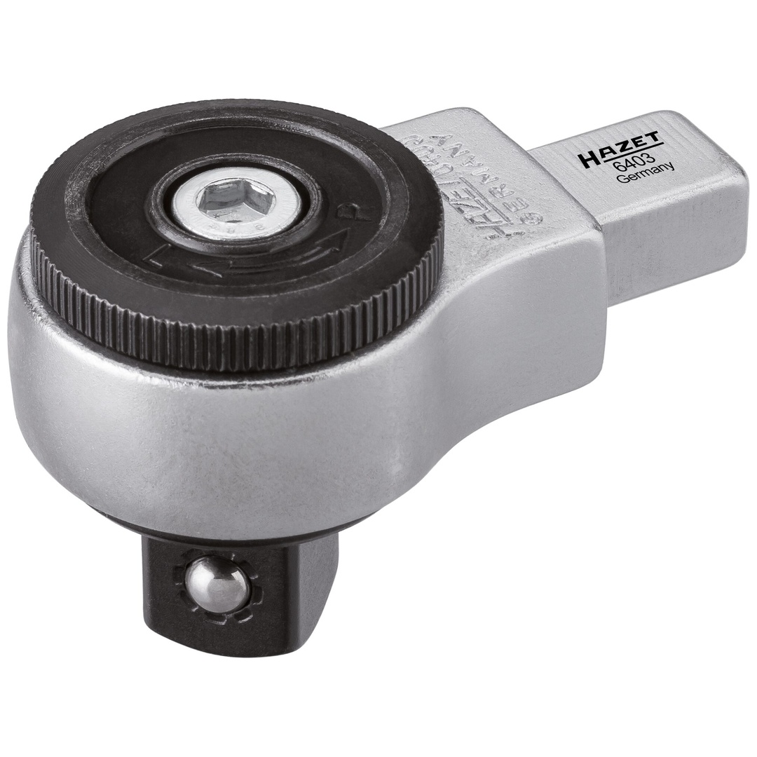 Hazet Einsteck-Umschaltknarre 9 x 12 mm Einsteck-Vierkant massiv, 1/2 (12,5 mm) Vierkant massiv, Länge 58,5 mm