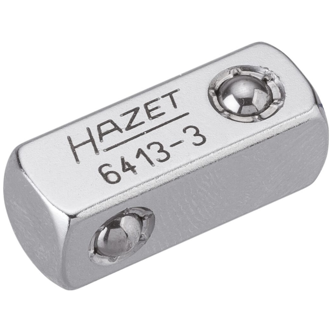 Hazet Durchsteckvierkant 6413-3, 3/8 (10 mm) Vierkant massiv, 3/8 (10 mm) Vierkant massiv, Länge 25 mm