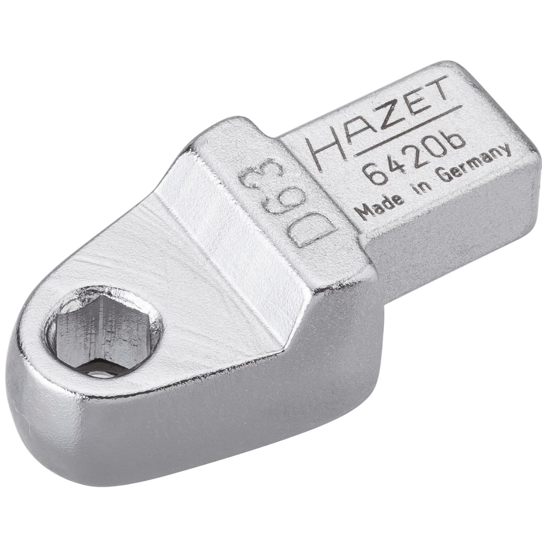 Hazet Einsteck-Halter für Bits 9 x 12 mm Einsteck-Vierkant massiv, 1/4 (6,3 mm) Sechskant hohl, Länge 40,5 mm