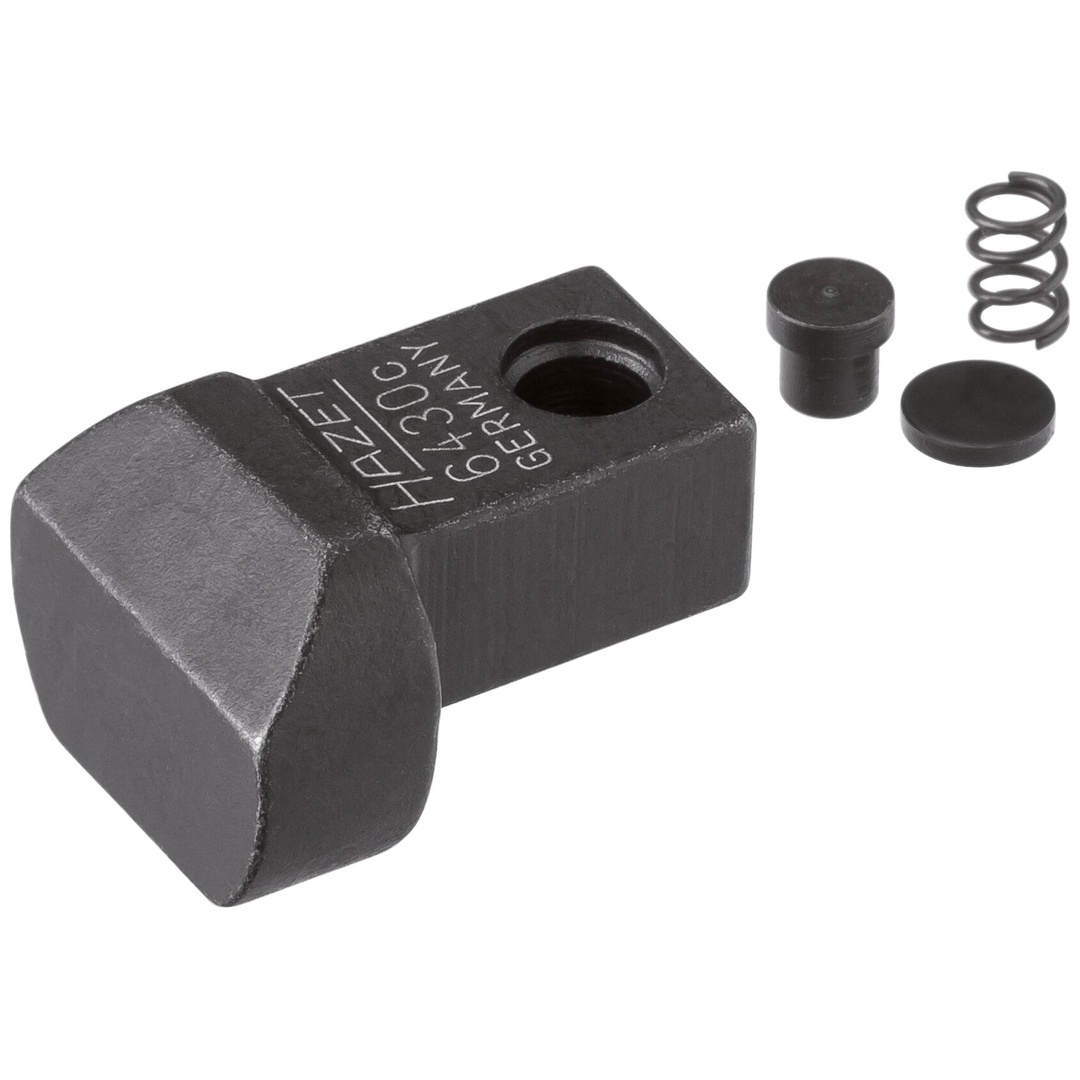 Hazet Einsteck-Anschweißteil 6430C, 9 x 12 mm Einsteck-Vierkant massiv, Länge 25 mm