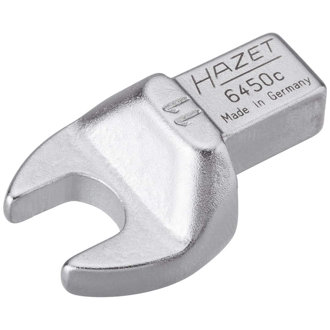 Hazet Einsteck-Maulschlüssel 9 x 12 mm Einsteck-Vierkant massiv, Außen Sechskant Profil, SW 11 mm