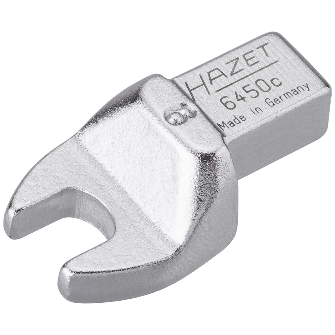 Hazet Einsteck-Maulschlüssel 9 x 12 mm Einsteck-Vierkant massiv, Außen Sechskant Profil, SW 9 mm