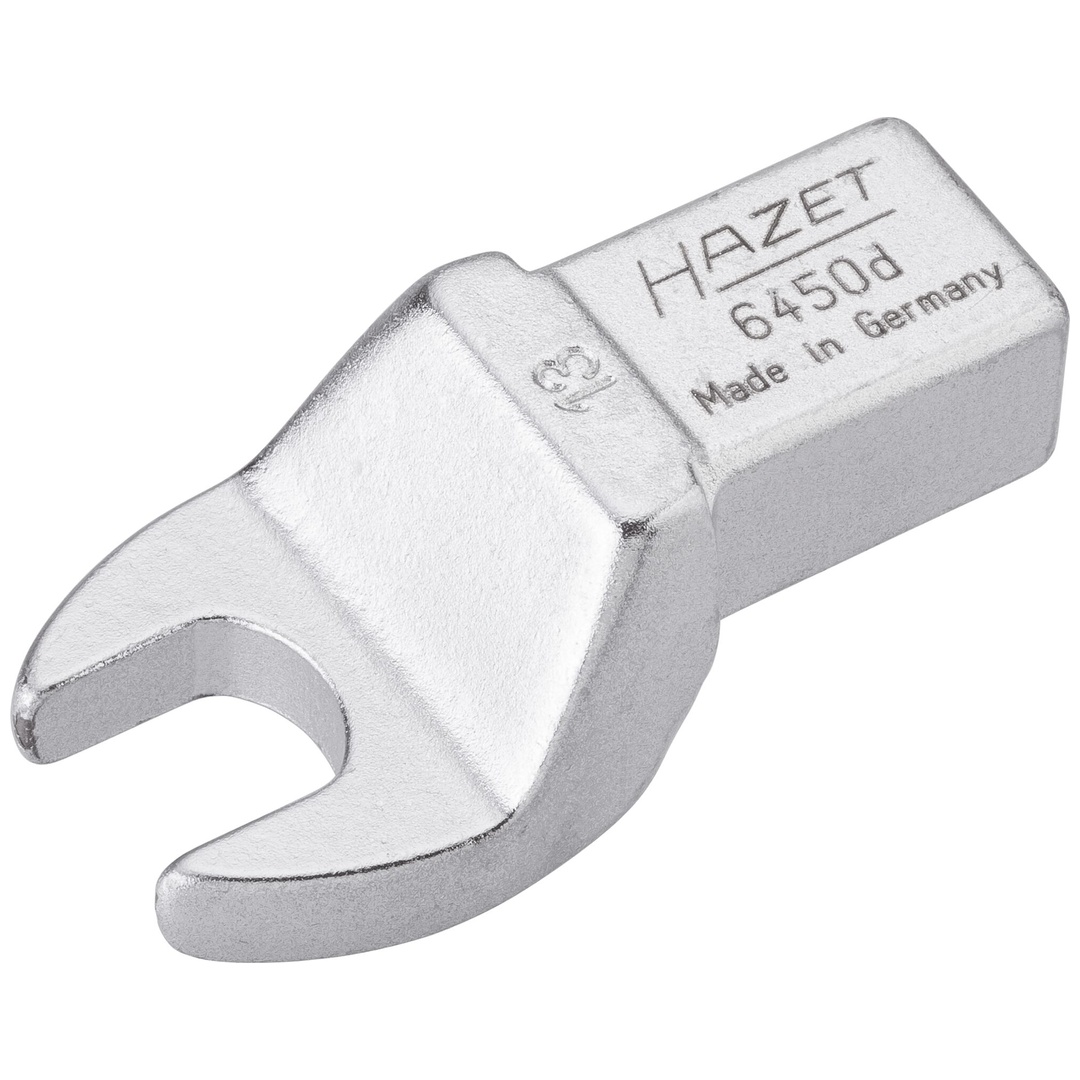 Hazet Einsteck-Maulschlüssel 14 x 18 mm Einsteck-Vierkant massiv, Außen Sechskant Profil, SW 13 mm