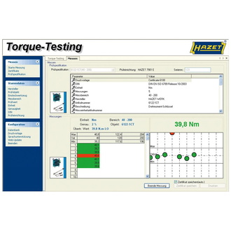 Hazet Prüfsoftware Torque-Testing