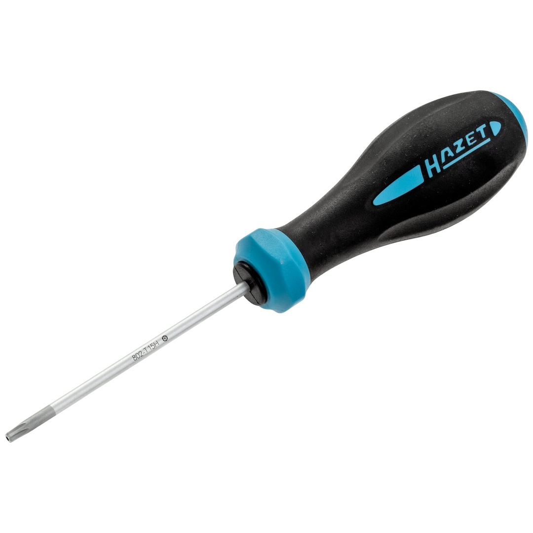 Hazet Schraubendreher HEXAnamic 802-T15H, Tamper Resistant TX Profil, SW T15H