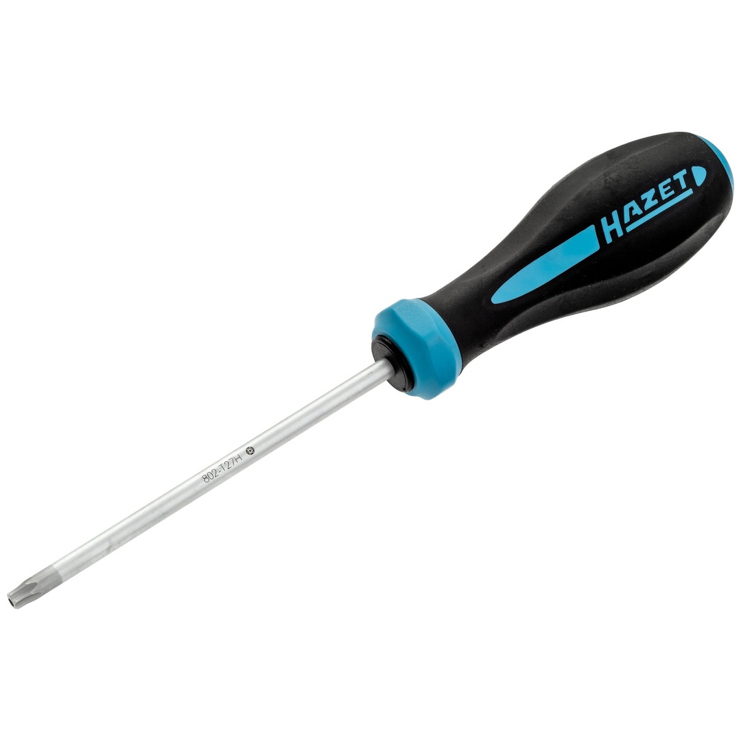 Hazet Schraubendreher HEXAnamic 802-T27H, Tamper Resistant TX Profil, SW T27H