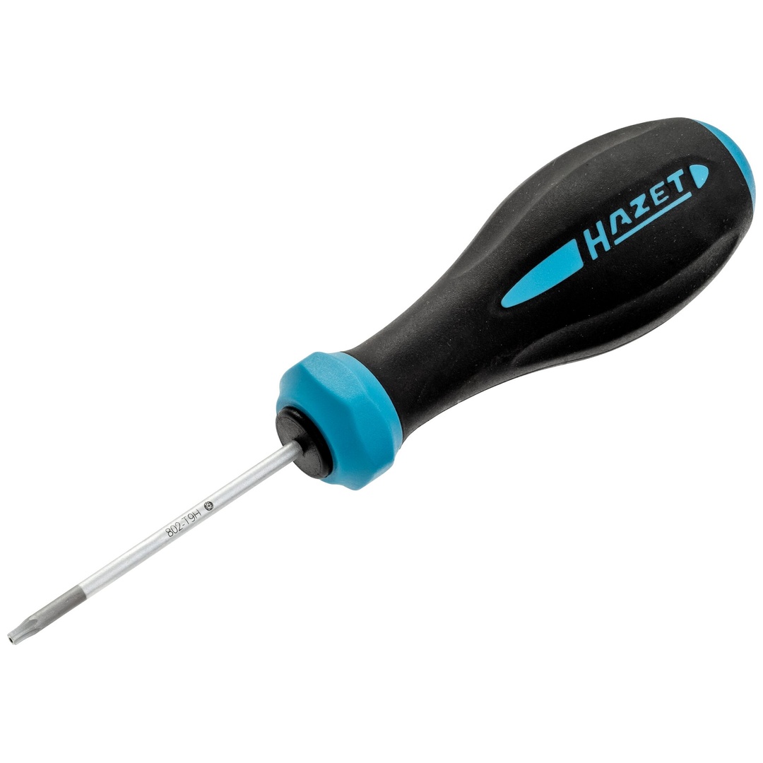 Hazet Schraubendreher HEXAnamic 802-T9H, Tamper Resistant TX Profil, SW T9H