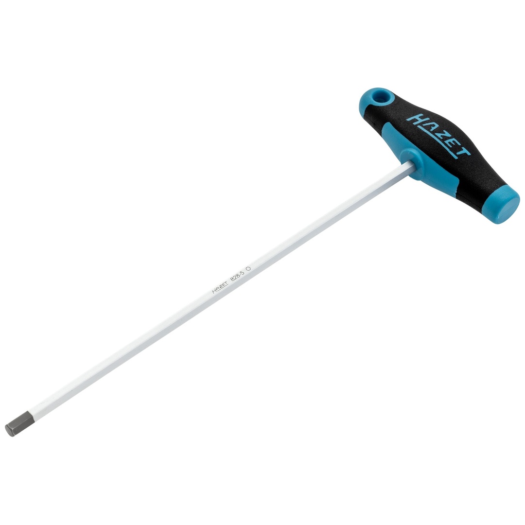 Hazet Schraubendreher, mit T-Griff 828-5, Innen Sechskant Profil, SW 5 mm