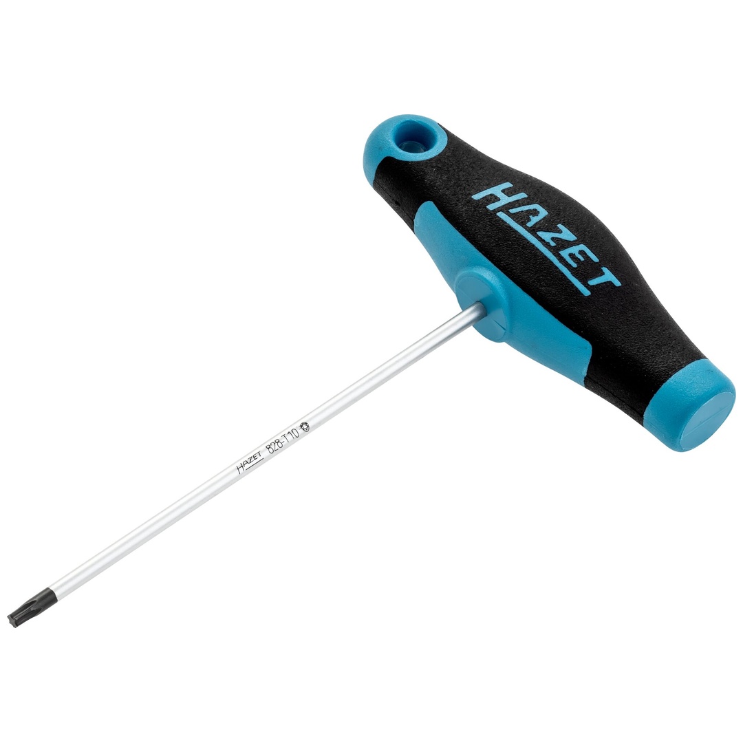 Hazet Schraubendreher, mit T-Griff 828-T10, Innen TX Profil, SW T10