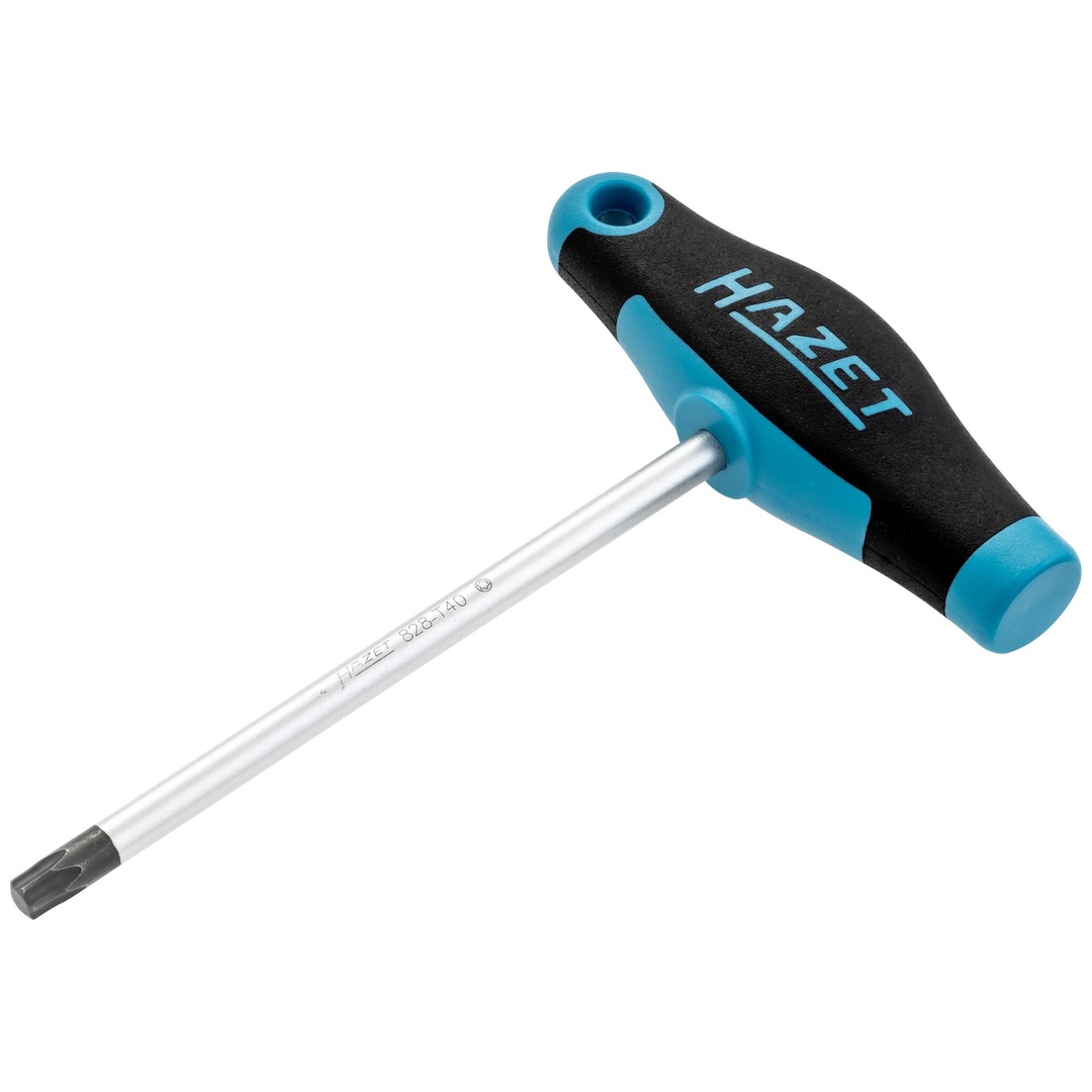 Hazet Schraubendreher, mit T-Griff 828-T40, Innen TX Profil, SW T40