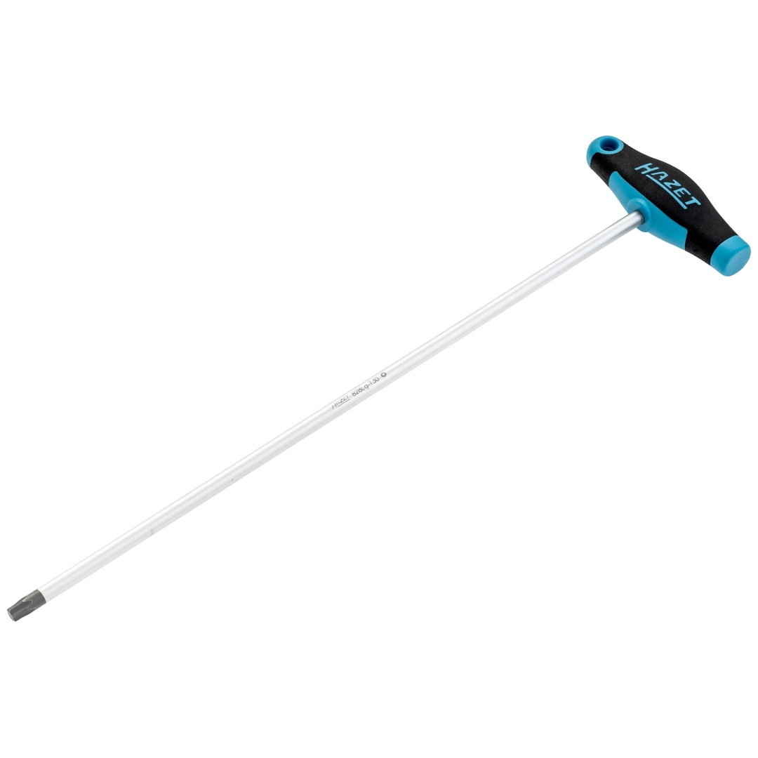 Hazet Schraubendreher, mit T-Griff 828LG-T30, Innen TX Profil, SW T30