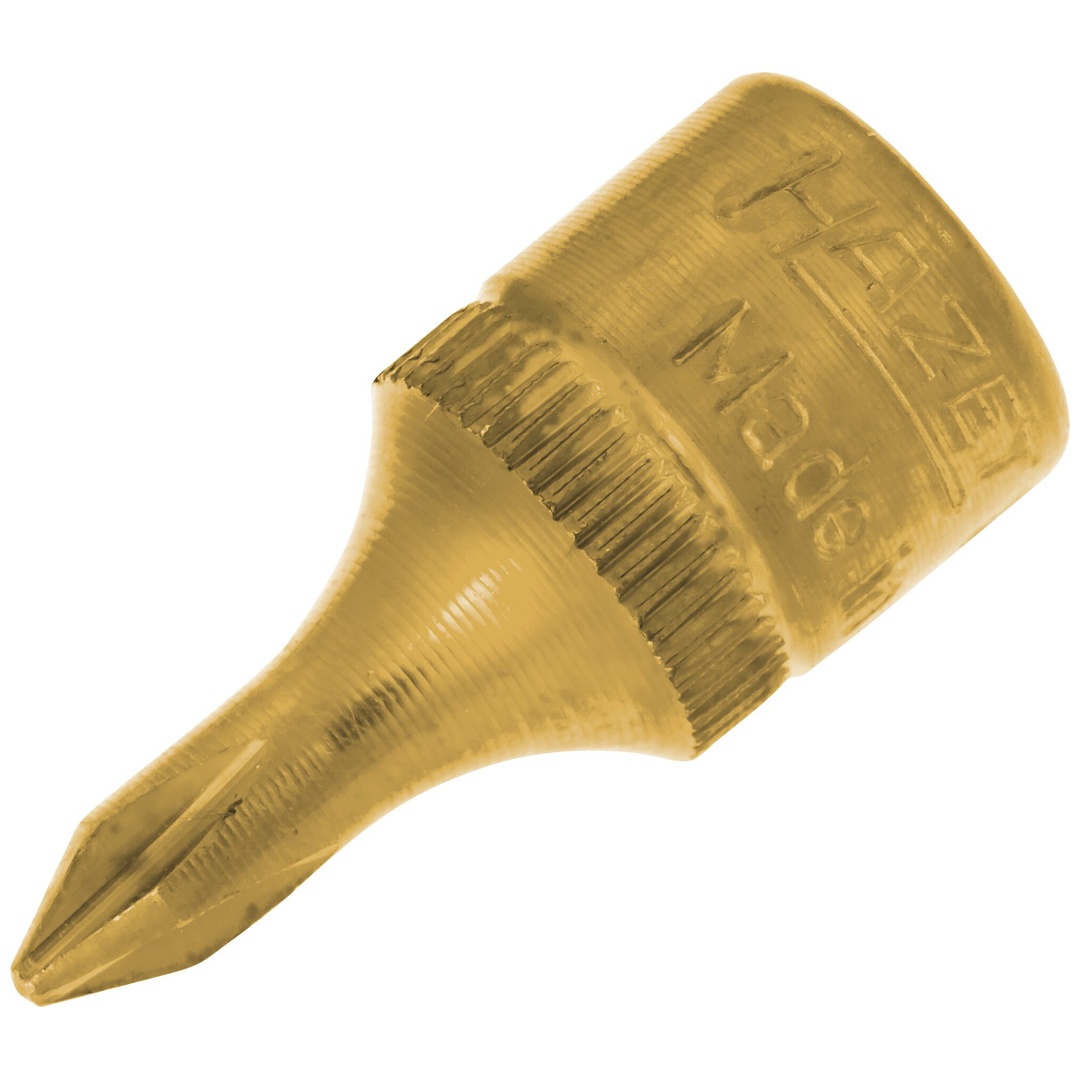 Hazet Schraubendreher-Steckschlüsseleinsatz 1/4 (6,3 mm) Vierkant hohl, Kreuzschlitz Profil PH, SW PH1