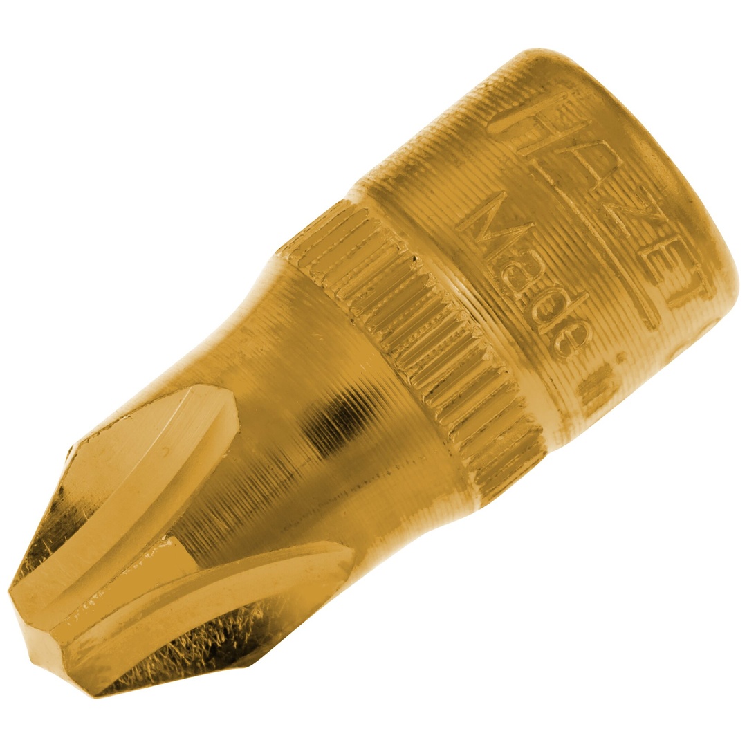 Hazet Schraubendreher-Steckschlüsseleinsatz 1/4 (6,3 mm) Vierkant hohl, Kreuzschlitz Profil PH, SW PH4