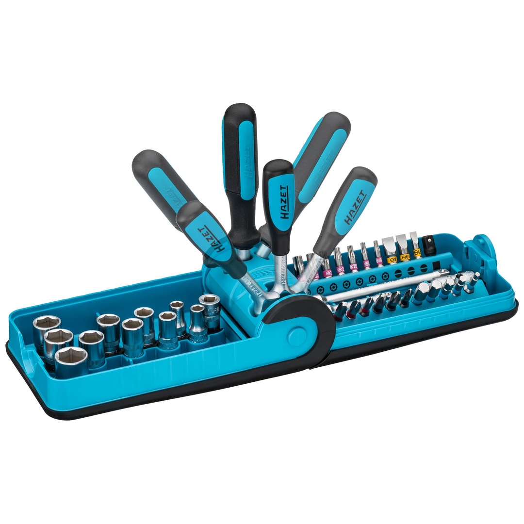Hazet Steckschlüsseleinsatz-Set 1/4 (6.3 mm) 38teilig 856-1