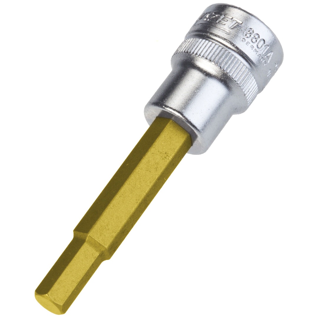 Hazet Schraubendreher-Steckschlüsseleinsatz 3/8 (10 mm) Vierkant hohl, Innen Sechskant Profil, SW 1/4