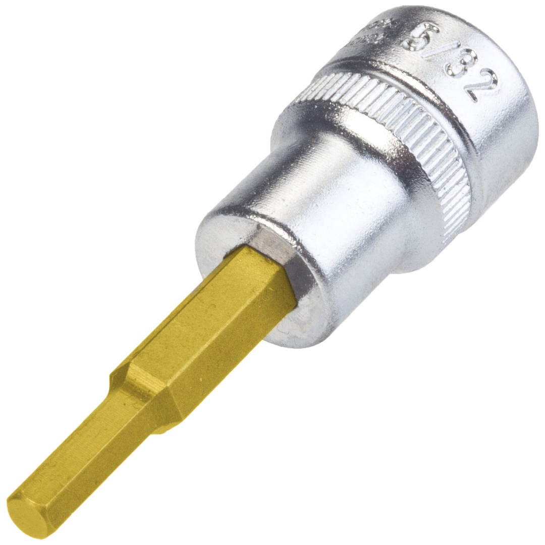 Hazet Schraubendreher-Steckschlüsseleinsatz 3/8 (10 mm) Vierkant hohl, Innen Sechskant Profil, SW 5/32
