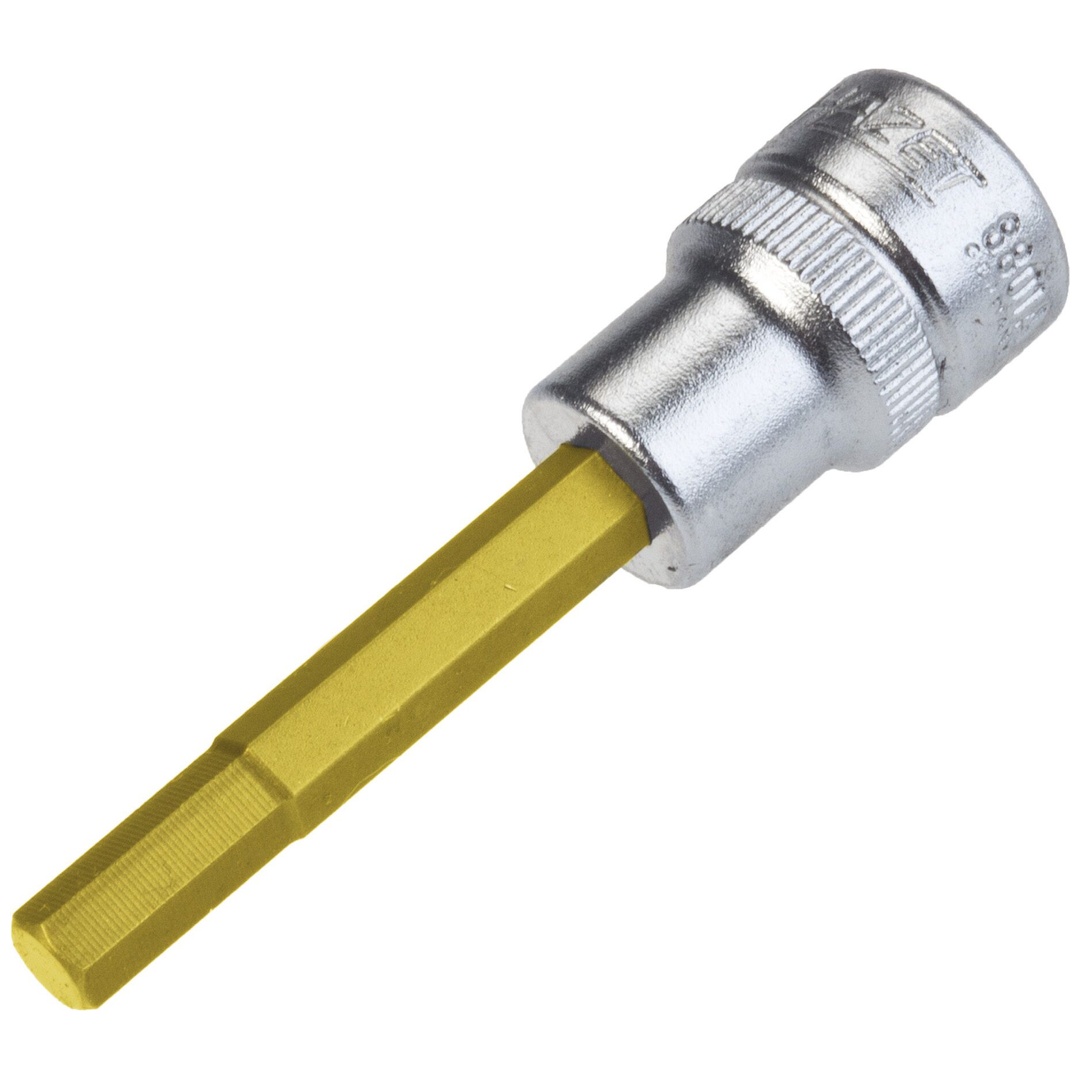 Hazet Schraubendreher-Steckschlüsseleinsatz 3/8 (10 mm) Vierkant hohl, Innen Sechskant Profil, SW 7/32