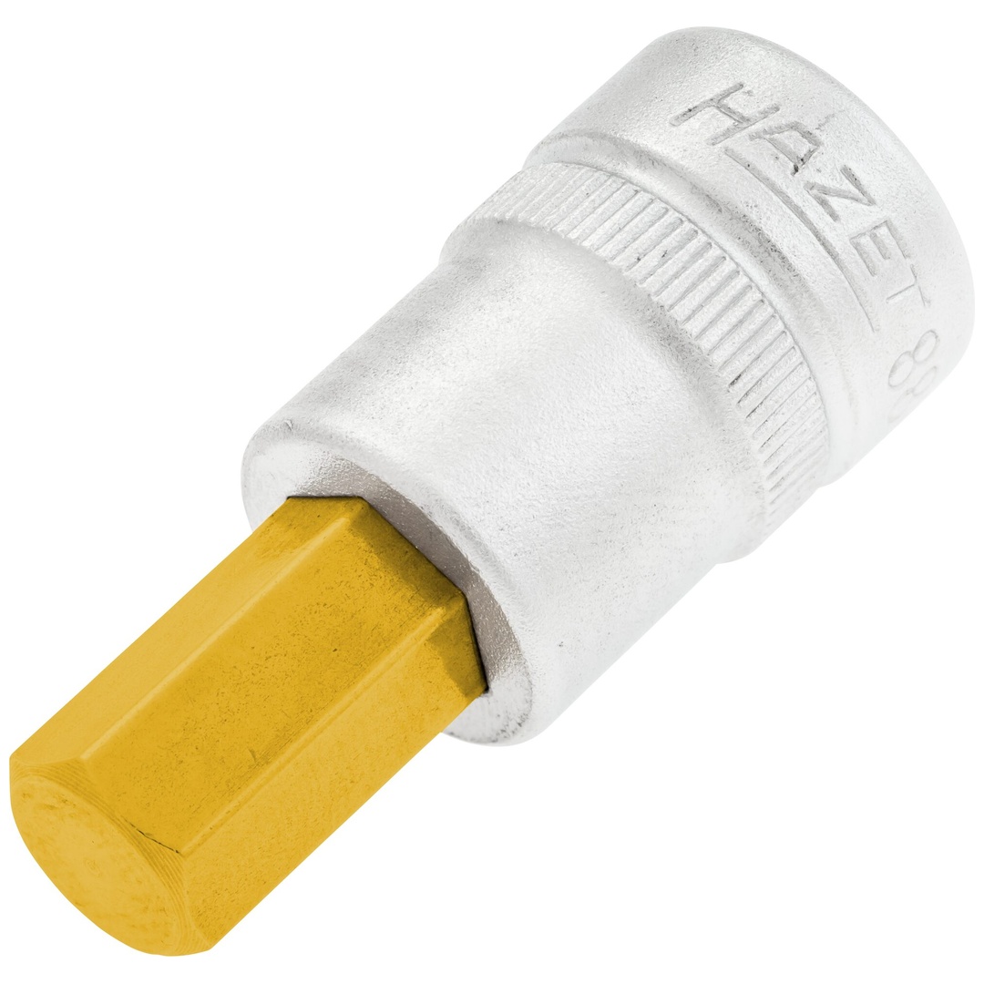 Hazet Schraubendreher-Steckschlüsseleinsatz 8801K-10, 3/8 (10 mm) Vierkant hohl, Innen Sechskant Profil, SW 10 mm