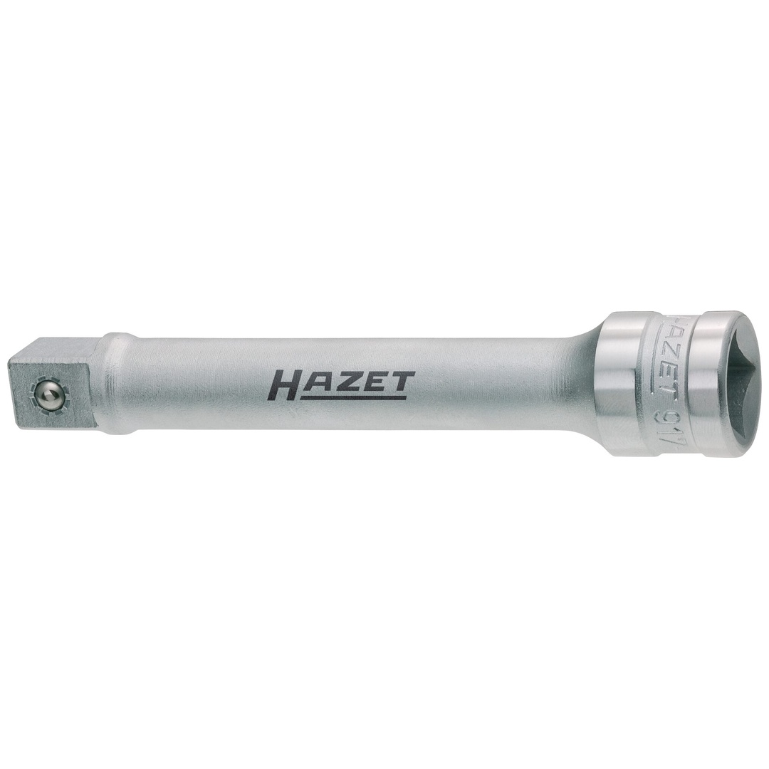 Hazet Verlängerung 1/2 (12,5 mm) Vierkant hohl, 1/2 (12,5 mm) Vierkant massiv, Länge 123 mm