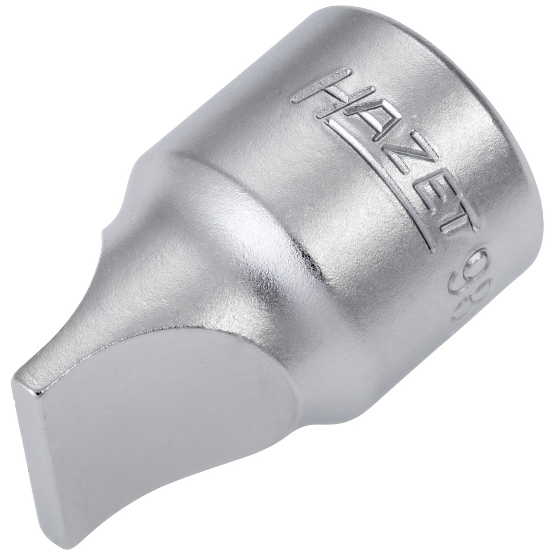 Hazet Schraubendreher-Steckschlüsseleinsatz 1/2 (12,5 mm) Vierkant hohl, Schlitz Profil, SW 3 x 19 mm