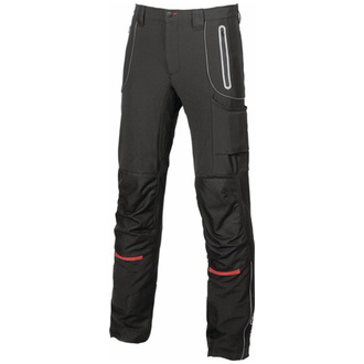 U-Power Softshellhose Pit Gr. 48 Black Carbon