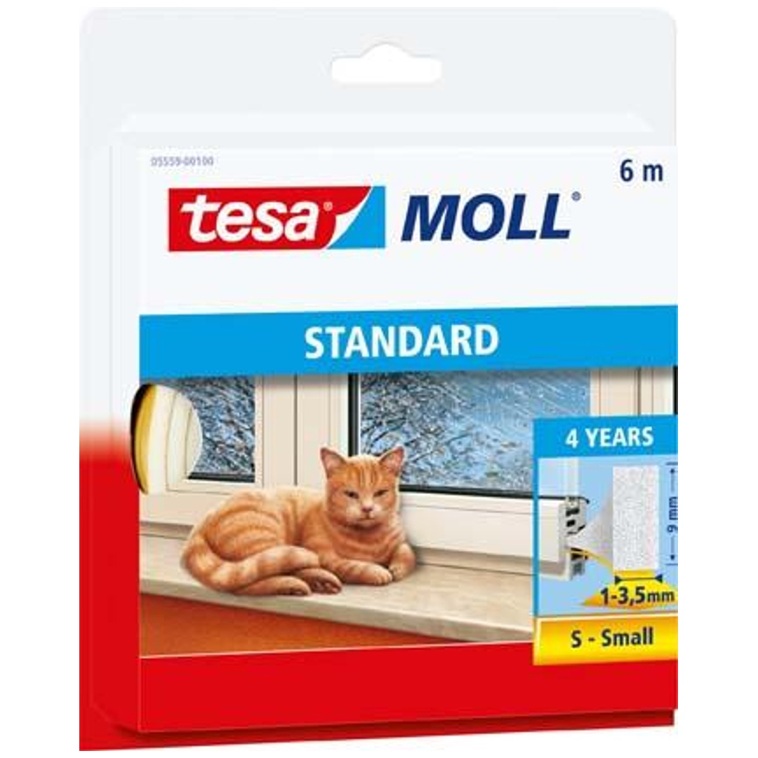 Tesa PVC-Dichtung braun 6m:9 mm 5559