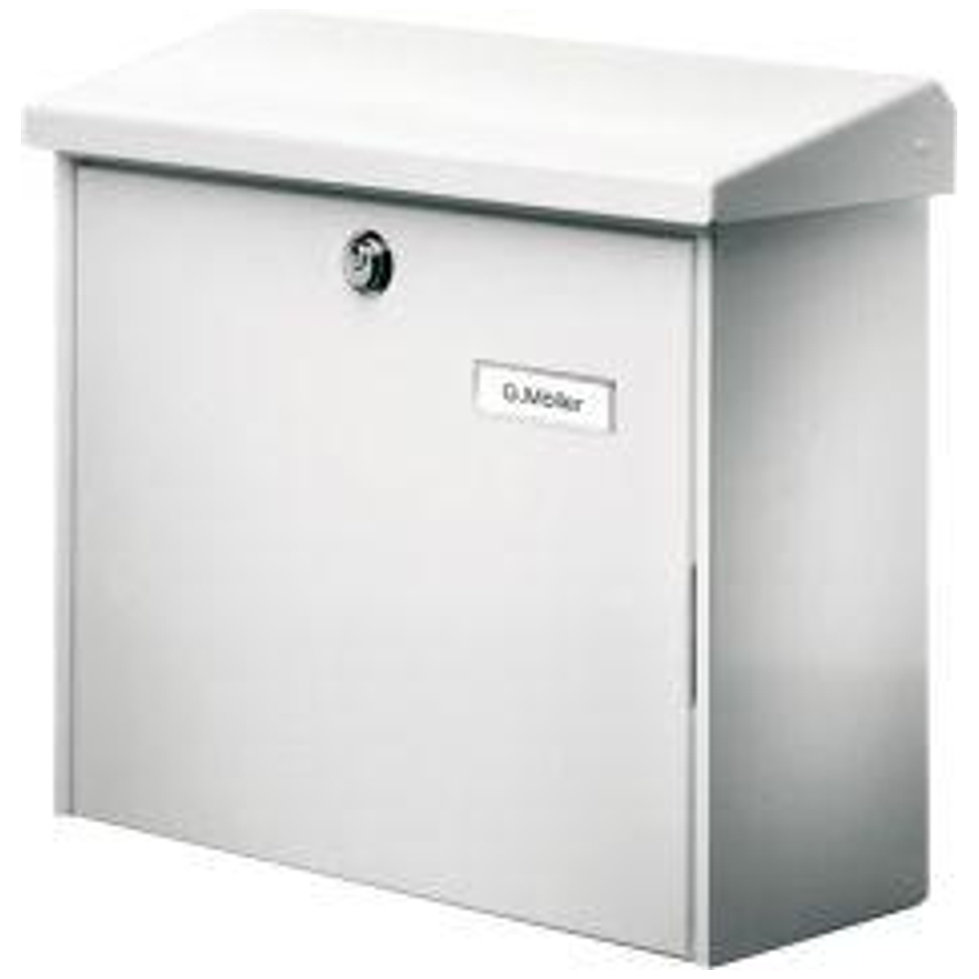 Burg Wächter 4190 COMFORT 3913 NI Letterbox Stainless Steel Silver Key