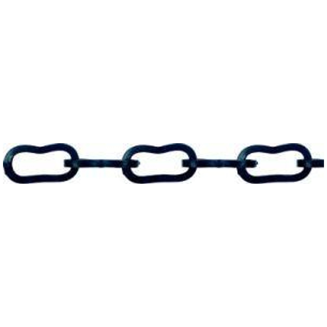 PÖSAMO Zierkette 0036 feuerverzinkt schwarz 5x5 mm