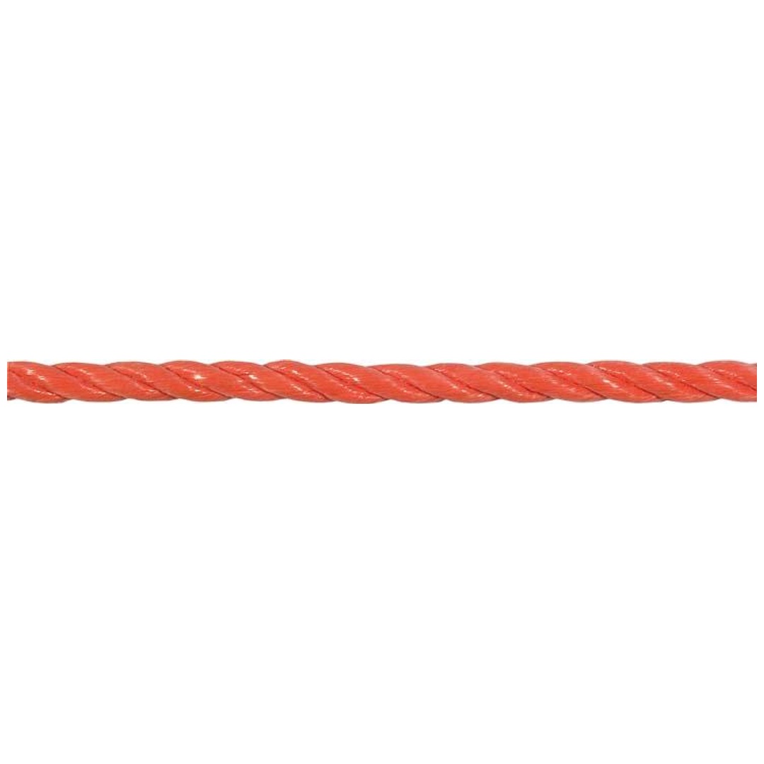 PÖSAMO Seil gedreht PPD 6 Rohne 120 m (170x200) orange