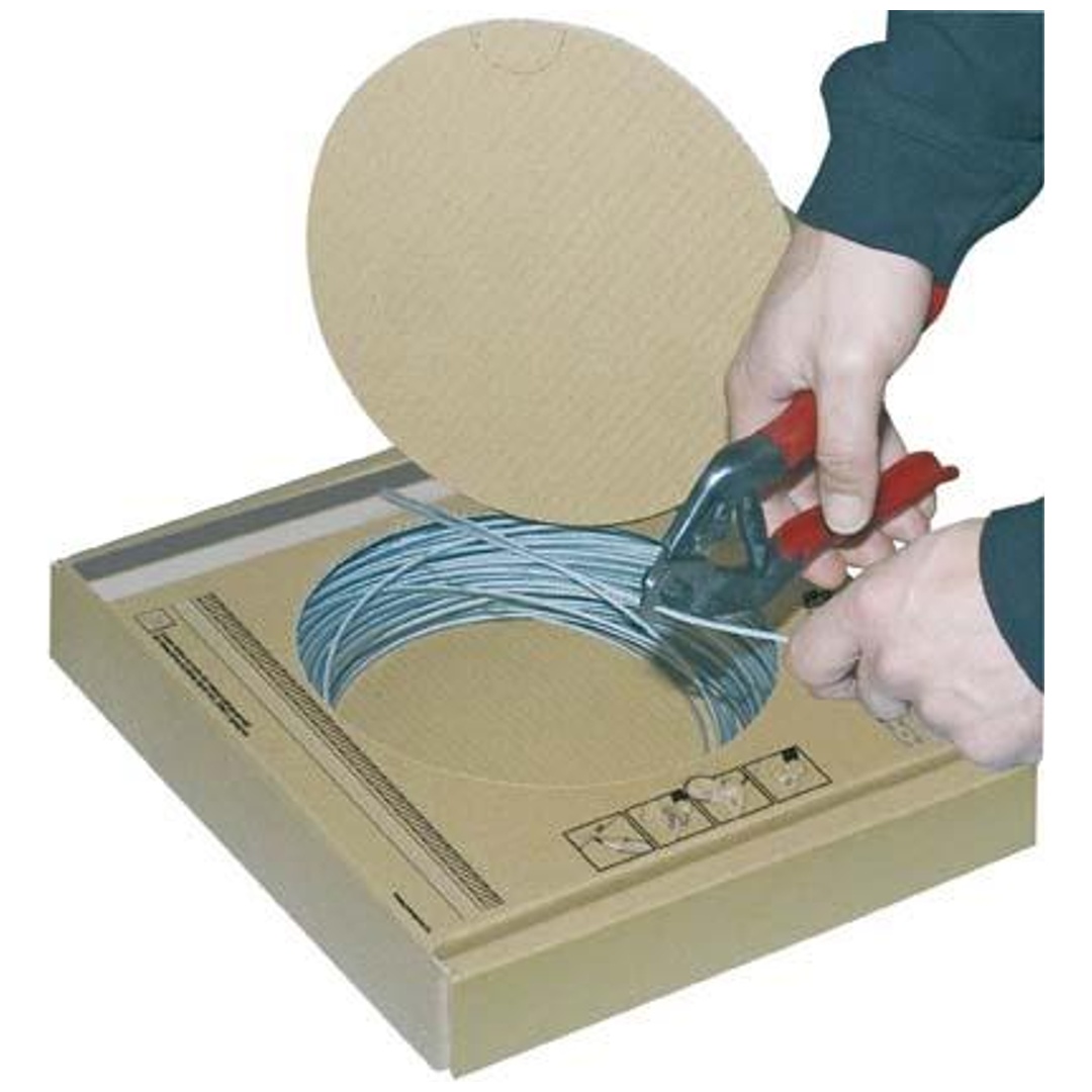 PÖSAMO Drahtseilbox 6x7 ROSTFR.A4 8 mm x 50 m