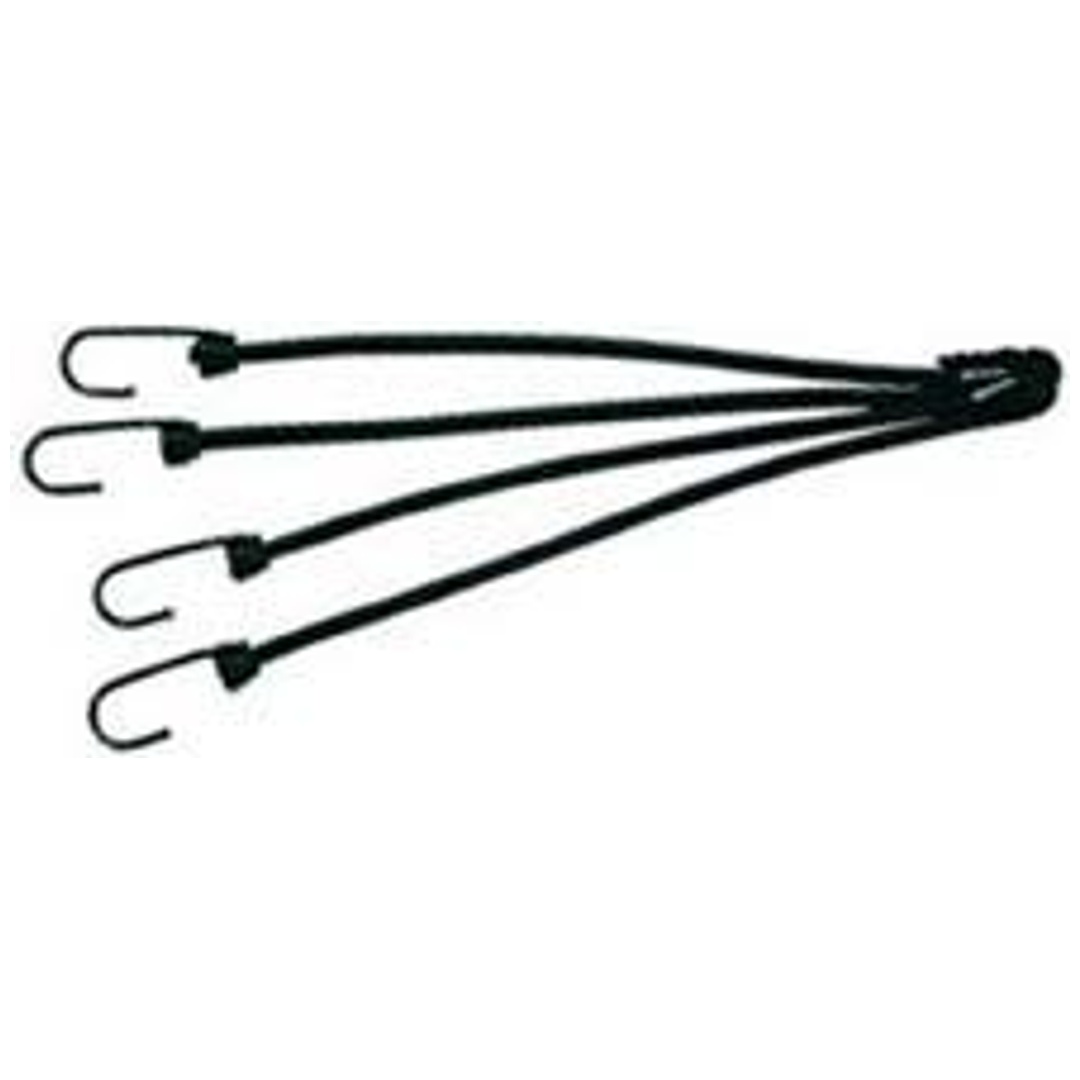 PÖSAMO Gepäckspinne 4-armig, mit 2 Haken 8 mm
