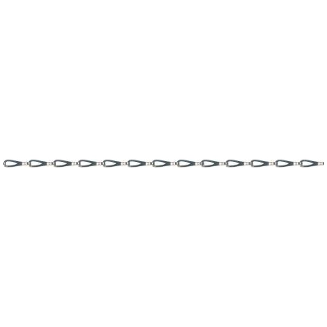 PÖSAMO Patentkette mess.-verch. 0,4 mm Rohne 50 m (130x60) DIN 5279
